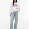 Varsity Tommy Logo Sweatshirt mit Rundhalsausschnitt Varsity Tommy Logo Sweatshirt mit Rundhalsausschnitt