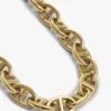 Vergoldete Halskette mit Mariner-Gliederkette Vergoldete Halskette mit Mariner-Gliederkette