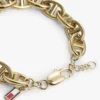 Vergoldetes Armband mit maritimen Gliederketten Vergoldetes Armband mit maritimen Gliederketten