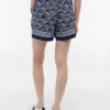 Voile-Shorts mit durchgehendem Schriftzug-Monogramm Voile-Shorts mit durchgehendem Schriftzug-Monogramm