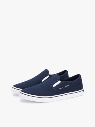 Vulkanisierter Canvas-Slip-On-Sneaker Vulkanisierter Canvas-Slip-On-Sneaker
