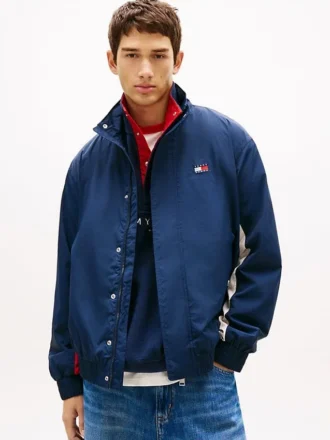 Wasserabweisende Jacke mit Tommy Jeans-Logo