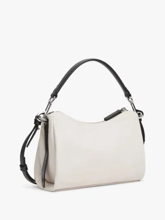 Wasserabweisende Mini-Tasche mit Schriftzug-Monogramm