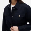 Wasserabweisende Utility-Jacke mit Gürtel Wasserabweisende Utility-Jacke mit Gürtel