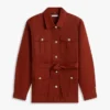 Wasserabweisende Utility-Jacke mit Gürtel Wasserabweisende Utility-Jacke mit Gürtel
