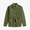 Wasserabweisende Utility-Jacke mit Gürtel Wasserabweisende Utility-Jacke mit Gürtel