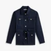 Wasserabweisende Utility-Jacke mit Gürtel Wasserabweisende Utility-Jacke mit Gürtel