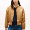 Wasserabweisende Varsity-Bomberjacke Wasserabweisende Varsity-Bomberjacke
