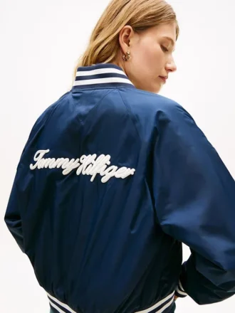 Wasserabweisende Varsity-Bomberjacke