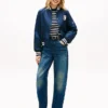 Wasserabweisende Varsity-Bomberjacke Wasserabweisende Varsity-Bomberjacke