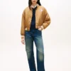 Wasserabweisende Varsity-Bomberjacke Wasserabweisende Varsity-Bomberjacke