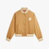 Wasserabweisende Varsity-Bomberjacke Wasserabweisende Varsity-Bomberjacke