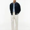 Wasserabweisende Varsity-Jacke mit Flaggenlogo Wasserabweisende Varsity-Jacke mit Flaggenlogo