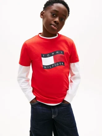 Wavy Flag T-Shirt für Kinder