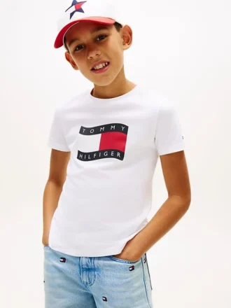 Wavy Flag T-Shirt für Kinder