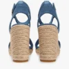 Webbing Logo Denim Wedge Espadrille Webbing Logo Denim Wedge Espadrille