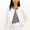 Weiße Denim-Damenjacke Weiße Denim-Damenjacke